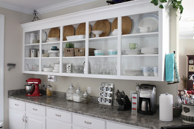 My Dad and A Kitchen Update: Open Shelving - Perfectly Imperfect™ Blog