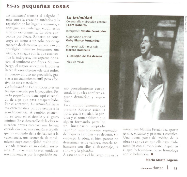 Revista "Tiempo de Danza"