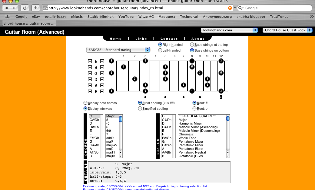 Irish Bouzouki Chordhouse Find notes on the fretboard
