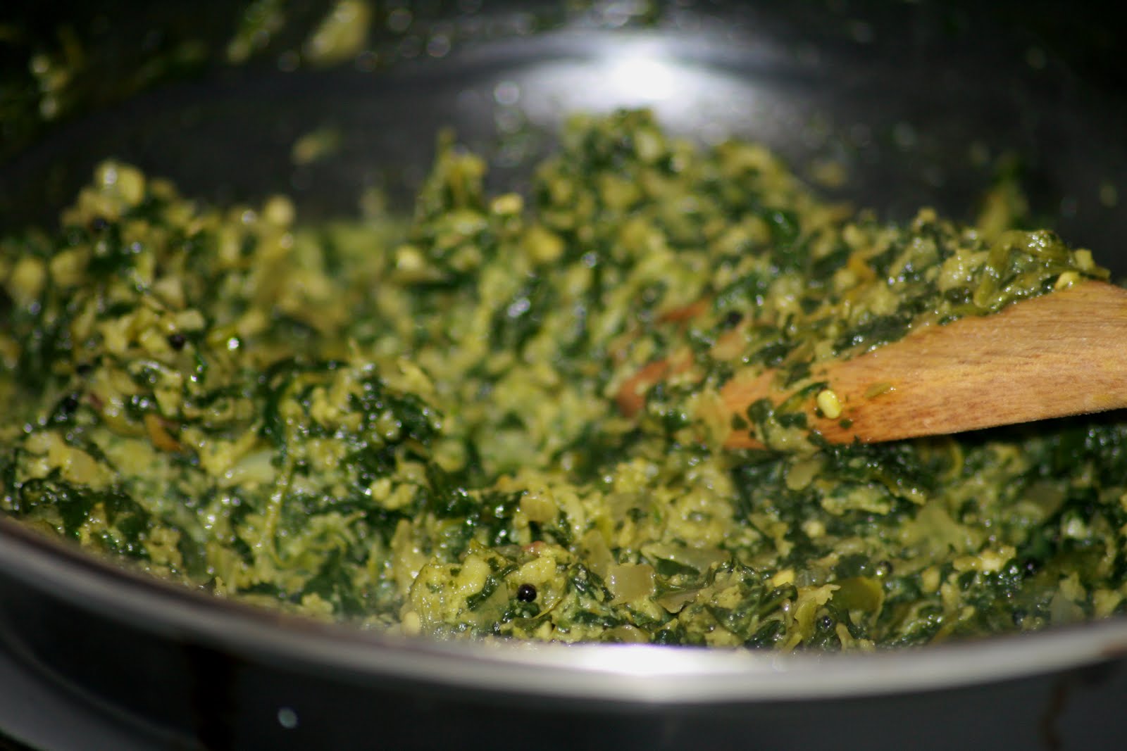 Third Kitchen Spinach Egg Thoran