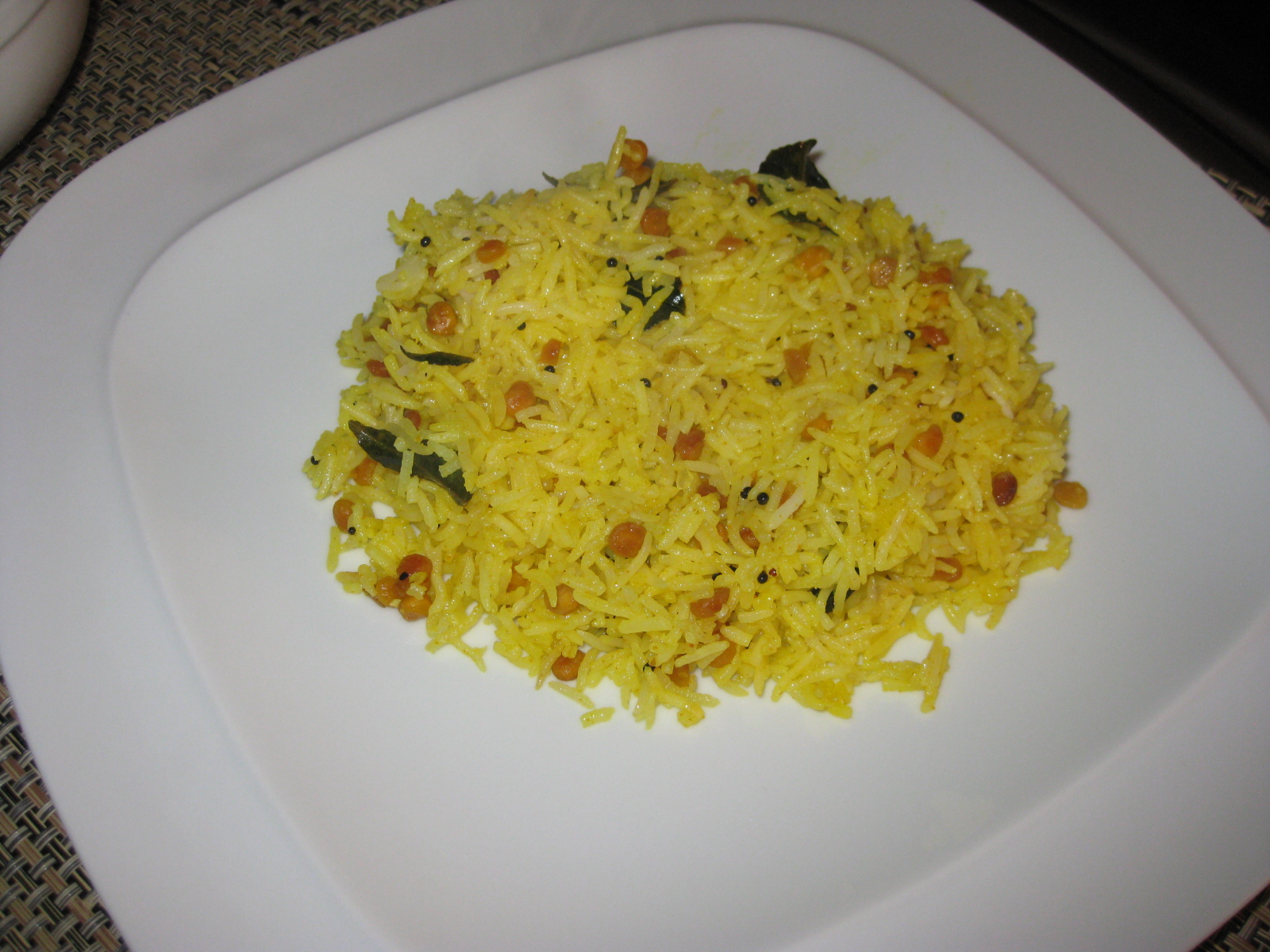 cooking Limeflavored rice with roasted yellow split peas