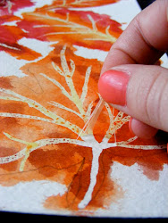 seniors fall watercolor crafts leaves painting senior diy activities craft paintings leaf autumn angelina dawn watercolors watercolour easy resist projects