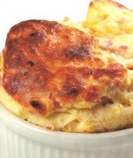 Receta de Soufflé de Jamón y Queso Receta de Soufflé de Jamón y Queso