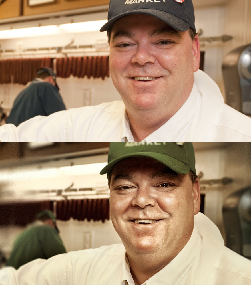 Chicago Photographer Paulina Meat Market Butcher Portrait