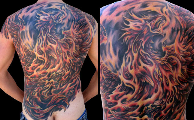 Phoenix Fire Tattoo - wide 8