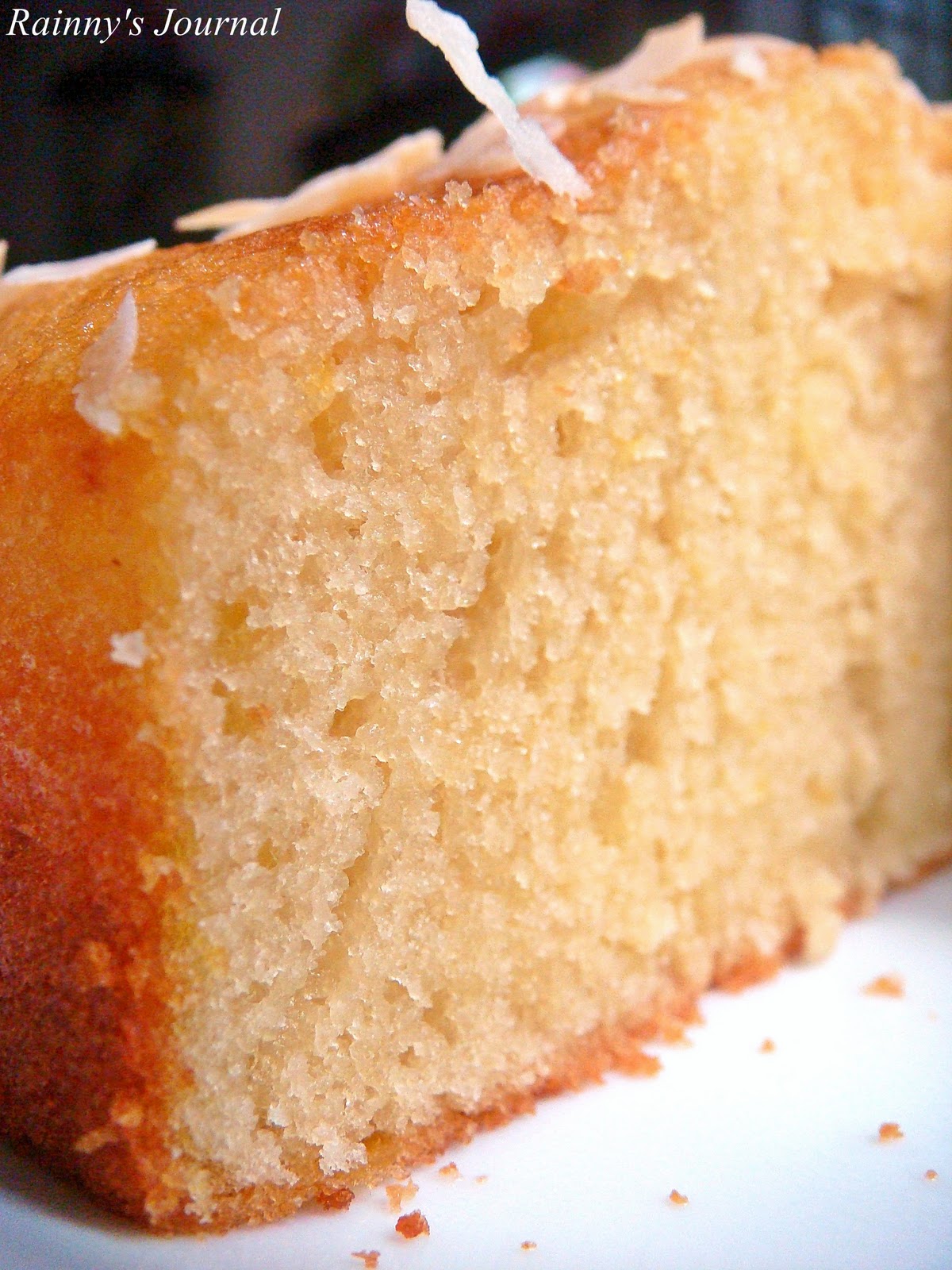 Rainny's Journal Almond Yoghurt Cake