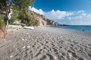 SAMOS-MEDIA: A paradise lost soon? Balos beach in autumn.
