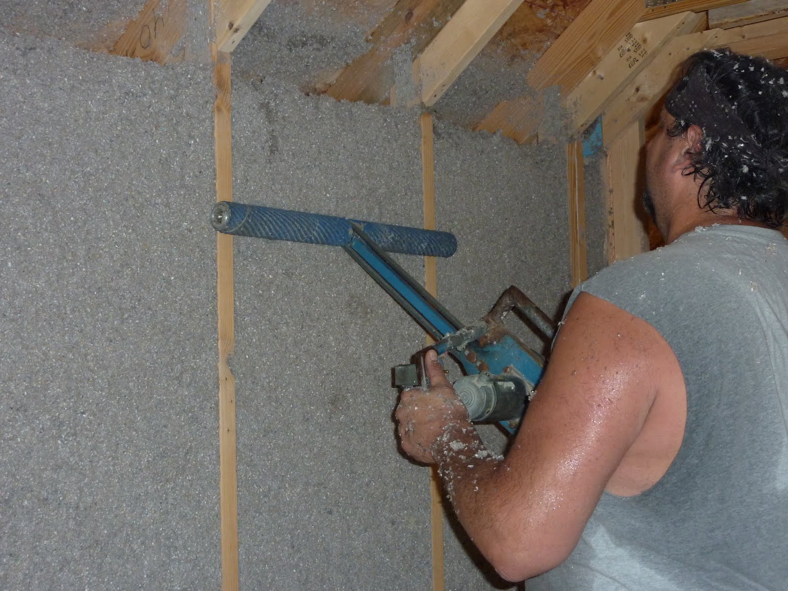 Zero Energy Home In Richmond Insulating our way to NetZero Wet Spray