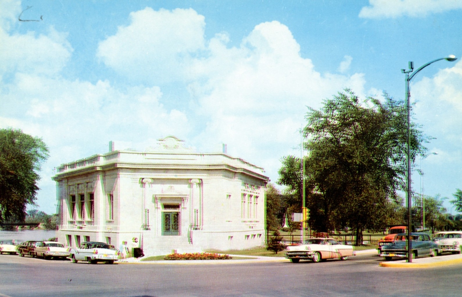 Library Postcards Stephenson Library, Wisconsin