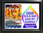 Patriot Acts Wins Dirk A. Wolf Cover Art Excellence Award