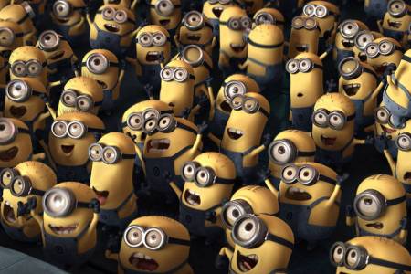 and then the Minions, they are just the cutest thing ever - they're funny, 