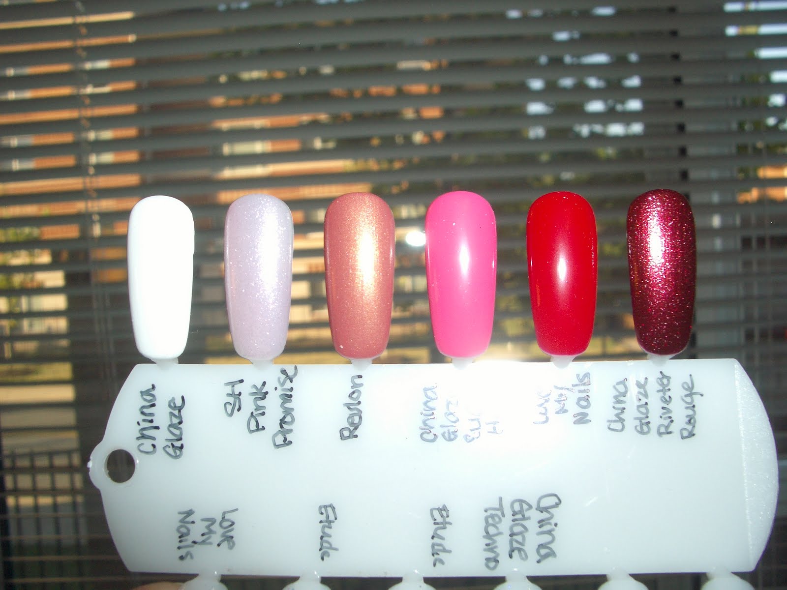 Alice in Polishland Nail Palettes Pinks and Reds
