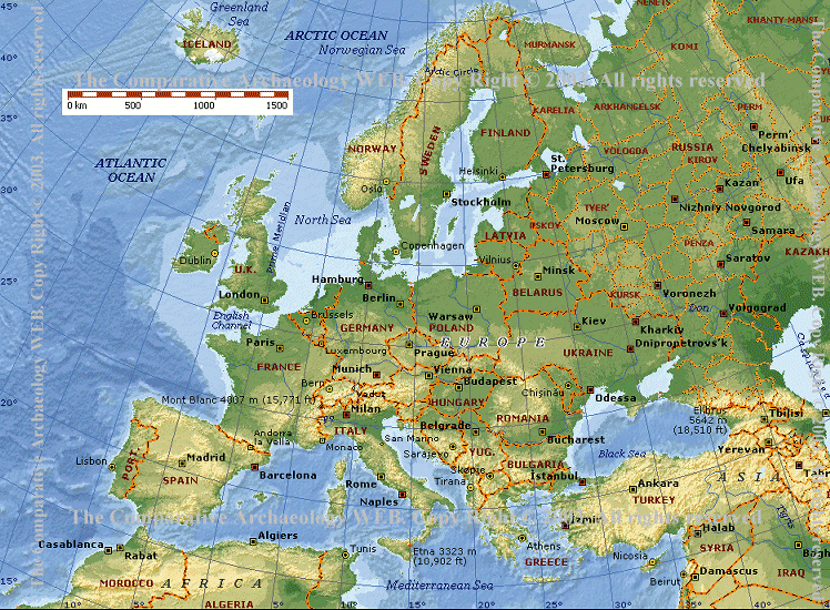 Europe Map CAWEB