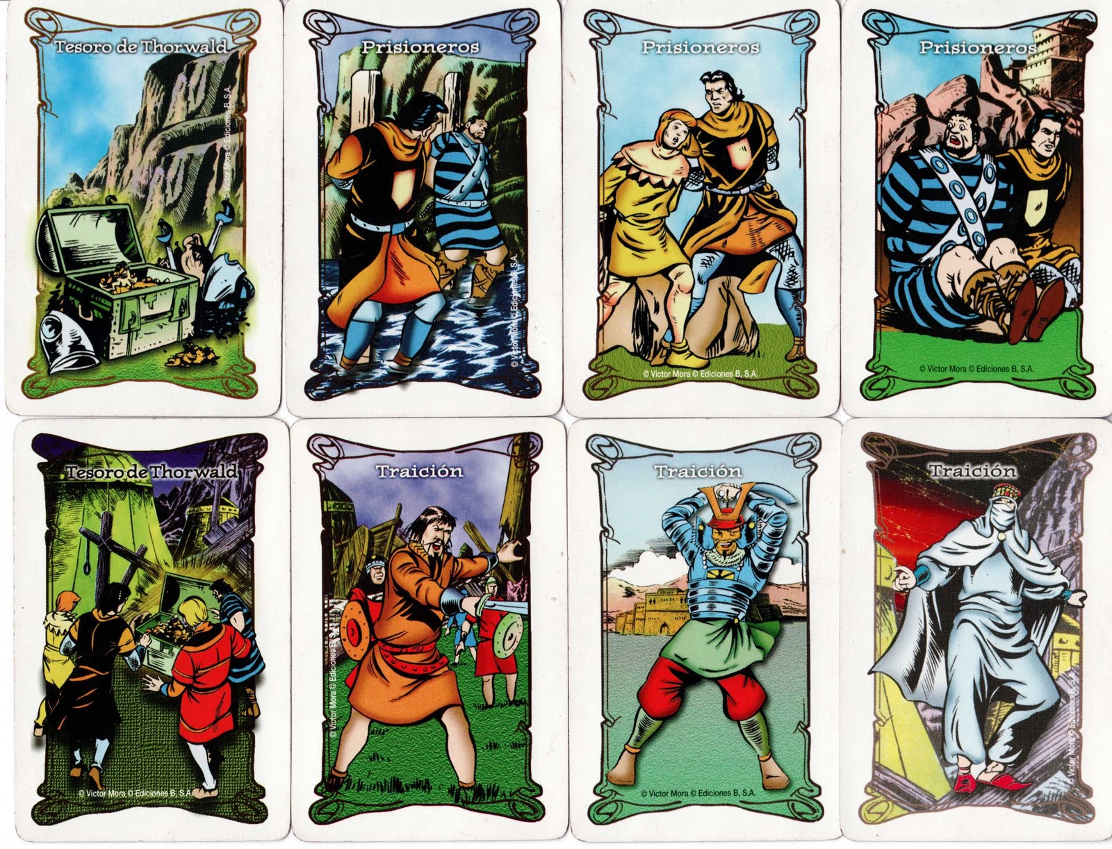 ASOCIACION DE AMIGOS DE EL CAPITÁN TRUENO: Baraja de cartas Capitán Trueno.