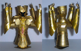 Saint Seiya Gemini Armor Papercraft