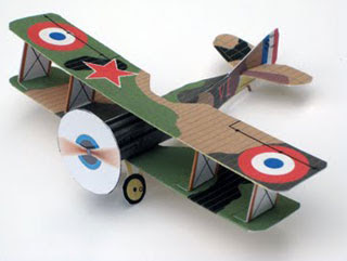 SPAD XIII Biplane Papercraft