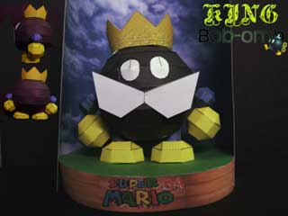 King Bob-Omb Papercraft