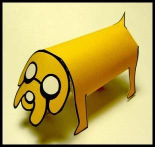Adventure Time Jake the Dog Papercraft