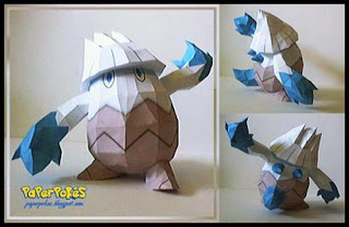 Pokemon Snover Papercraft