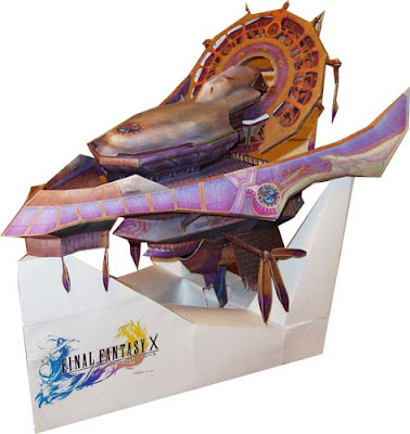 Final Fantasy X Fahrenheit Airship Papercraft