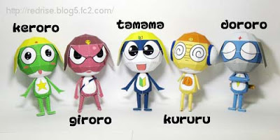 Sgt. Frog Papercraft Army