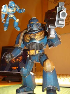 Warhammer 40K Space Marine Papercraft