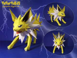 Pokemon Jolteon Papercraft