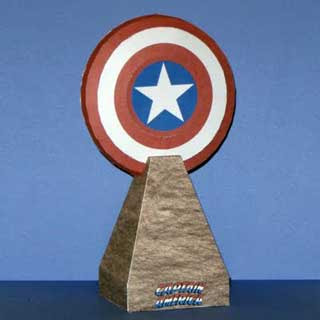 Captain America Shield Papercraft
