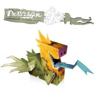 Drazzagor Dragon Papercraft