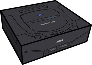 Sega Saturn Paper Toy