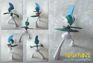 Pokemon Gallade Papercraft