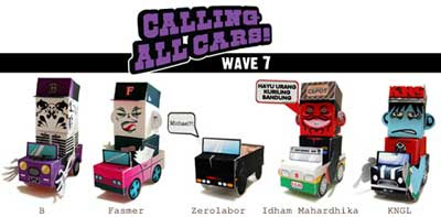 Calling All Cars Papercraft Wave 7