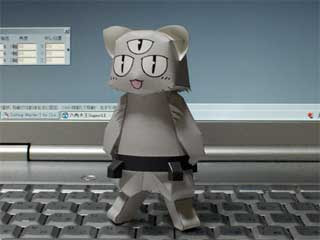 Gotoku Cat Papercraft