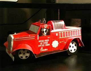 Chick-fil-A Fire Truck Papercraft