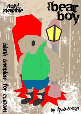 Urban Bearboy Paper Toy