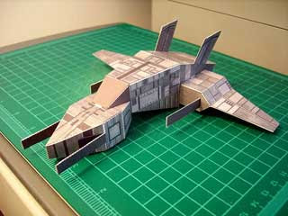 Thorium Wars Utu Skyfighter Papercraft