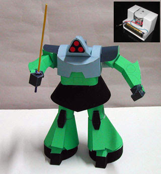 Moving Battle Robot Papercrafts