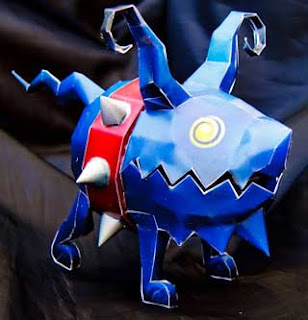 Kingdom Hearts Rabid Dog Papercraft