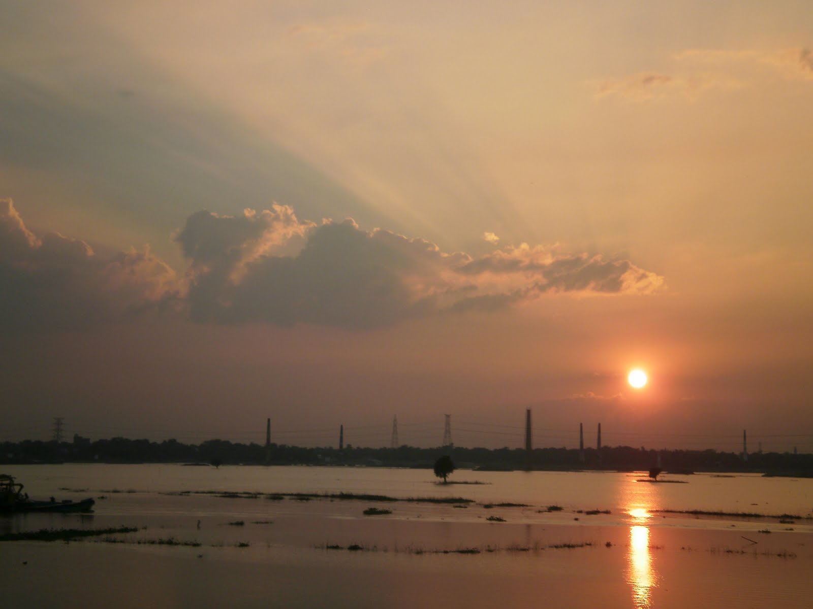 Bangladesh's Pictures: Sunset in Toorag