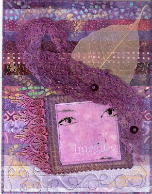 fabric art journal quilt