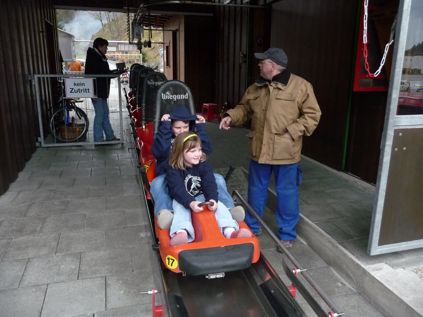 The Solley's in Italy: Toboggan Ride/ Alpine Slide = FUN