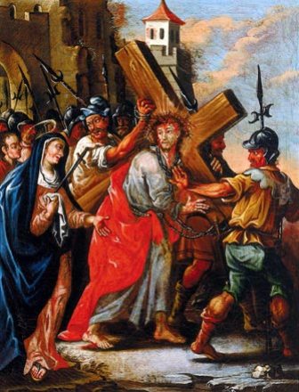 Jesus Carries His Cross