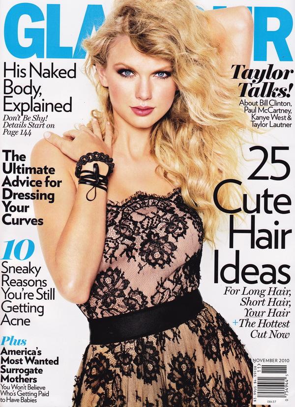 TeenCelebBuzz: Taylor Swift Covers Glamour Magazine