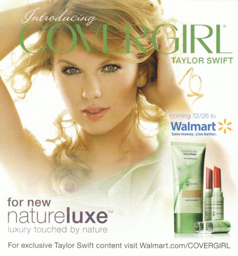 taylor swift covergirl ads