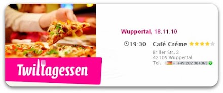 In Wuppertal wird wieder gespeist : Das Twittagessen Nr 2 ist da !