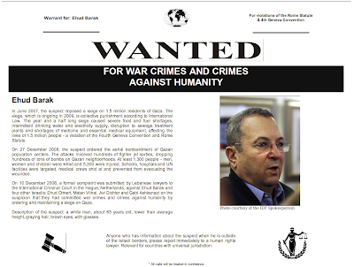Wanted for War Crimes! Ehud Barak is Terrified - not by Hamas, but by the consequences of his own actions