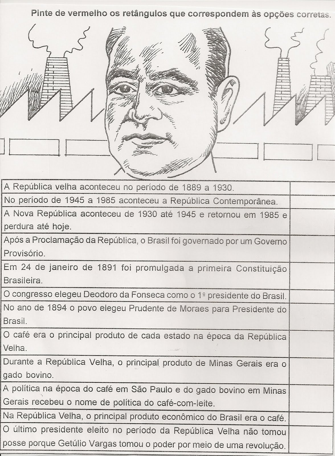 Exercícios Sobre A República Velha 9 Ano Com Gabarito - FDPLEARN