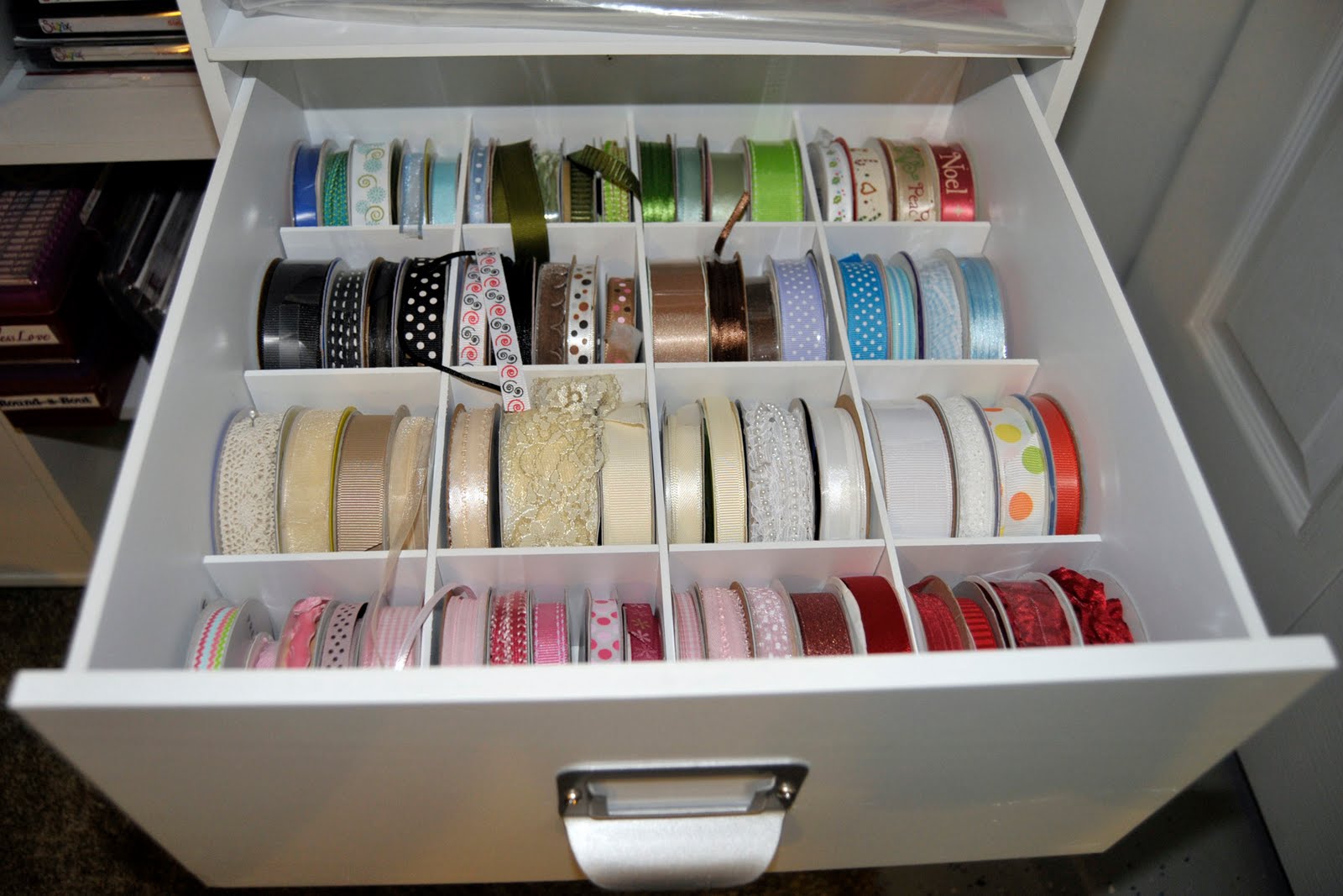 Ideas for Scrapbookers Ribbon Storage Ideas and Solutions