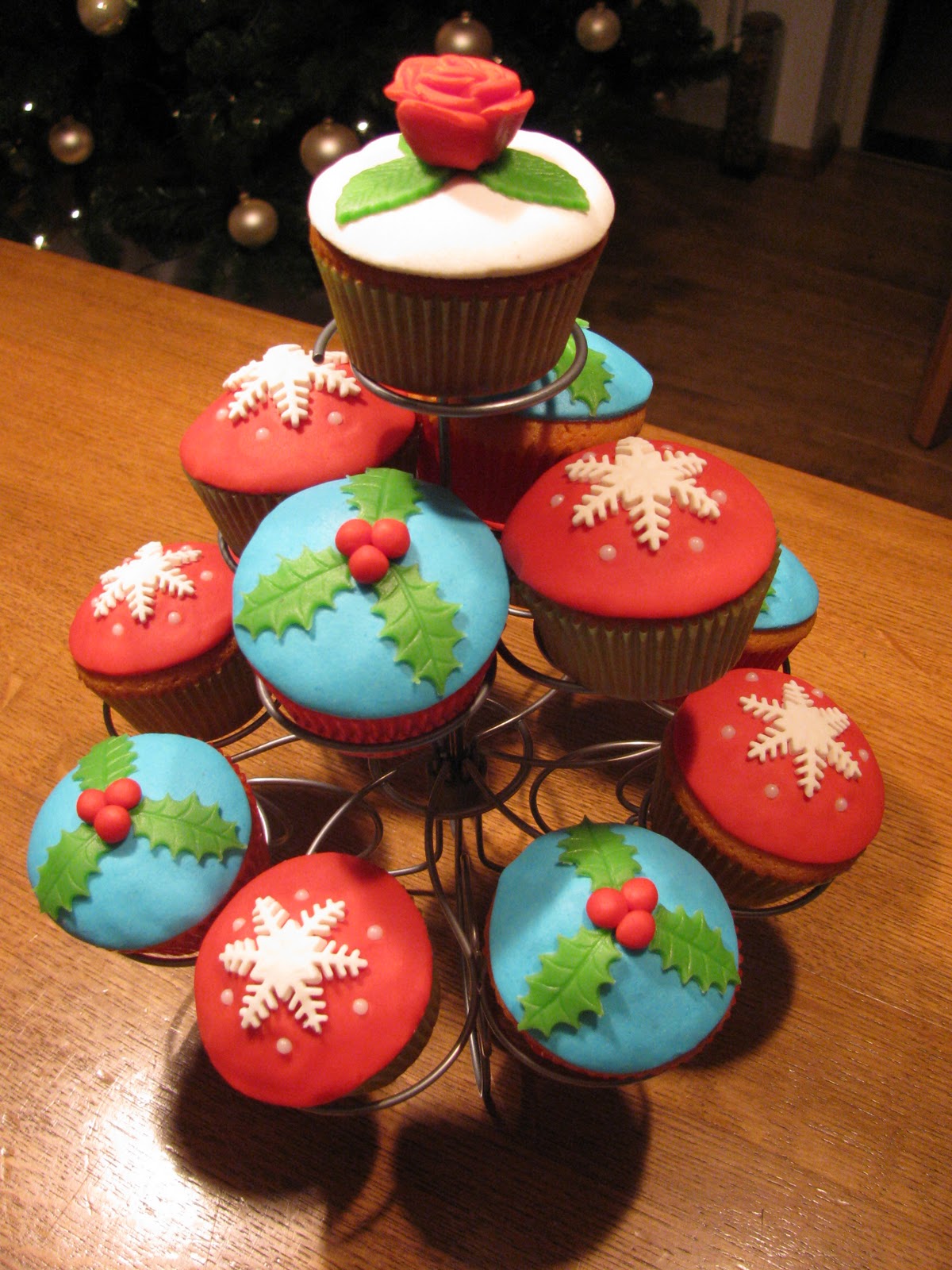 Taartje van Klaartje Kerst Cupcakes!