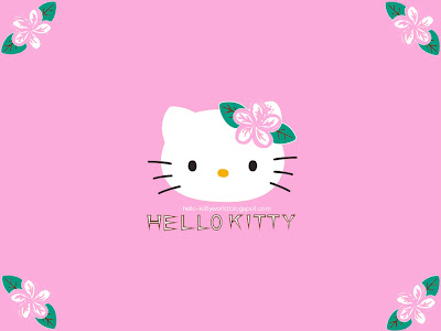 Hello Kitty World: Hello Kitty-Pink Wallpeper